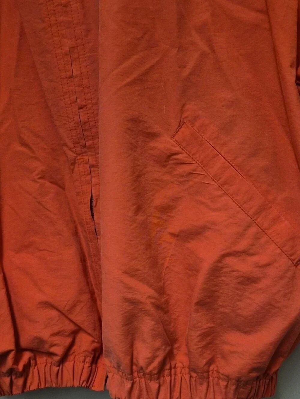 J. Crew Coral Hooded Windbreaker Jacket Size XL